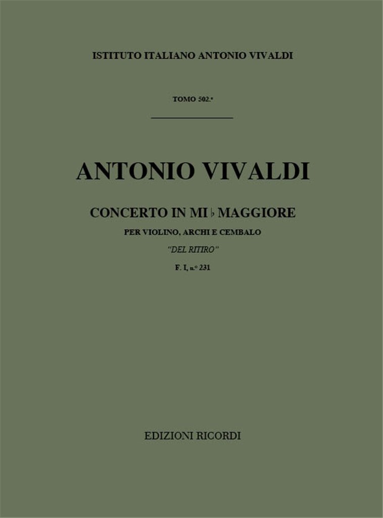 Concerti Per Vl., Archi E B.C.: